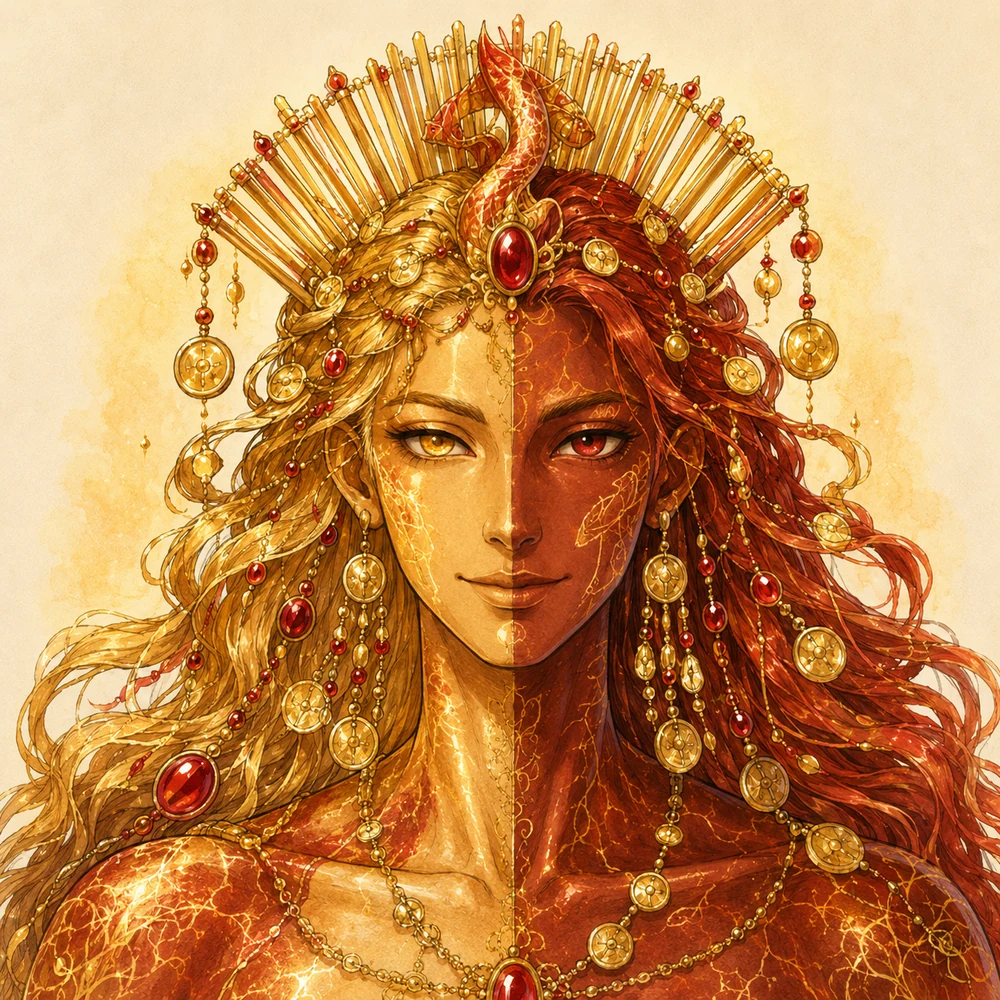 The God of Fortune portrait