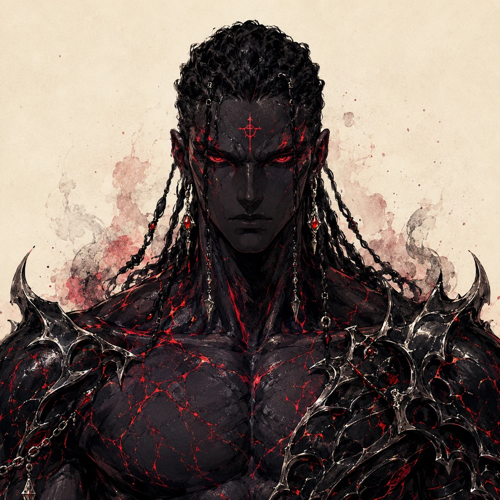 The God of War portrait