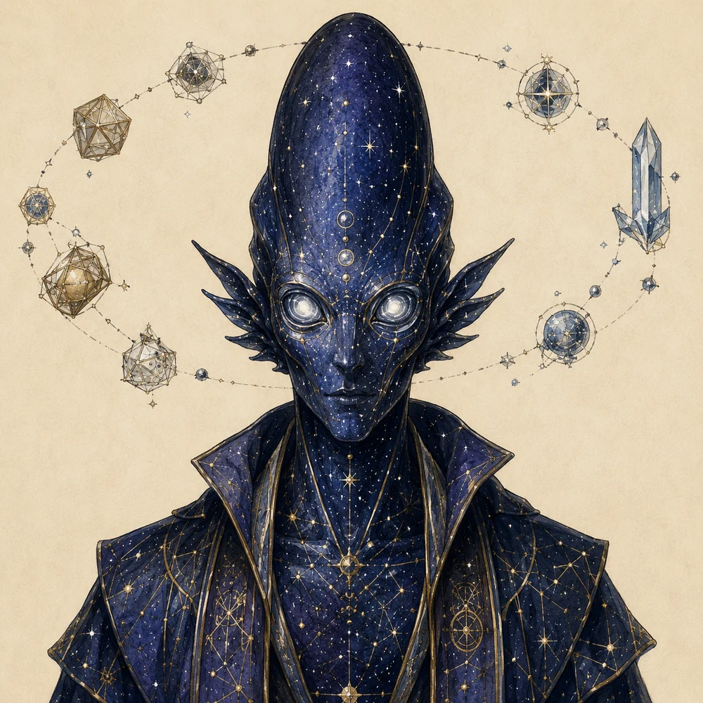 The God of Wisdom portrait